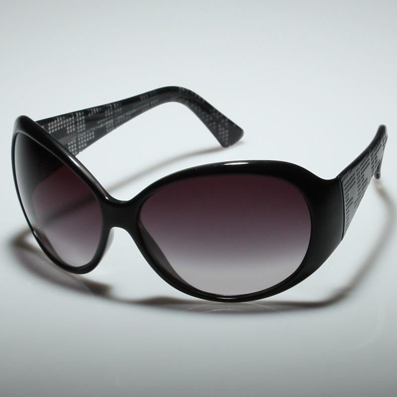 Neue schwarze Fendi-Sonnenbrille mit FF-Logo und Etui (Schwarz)