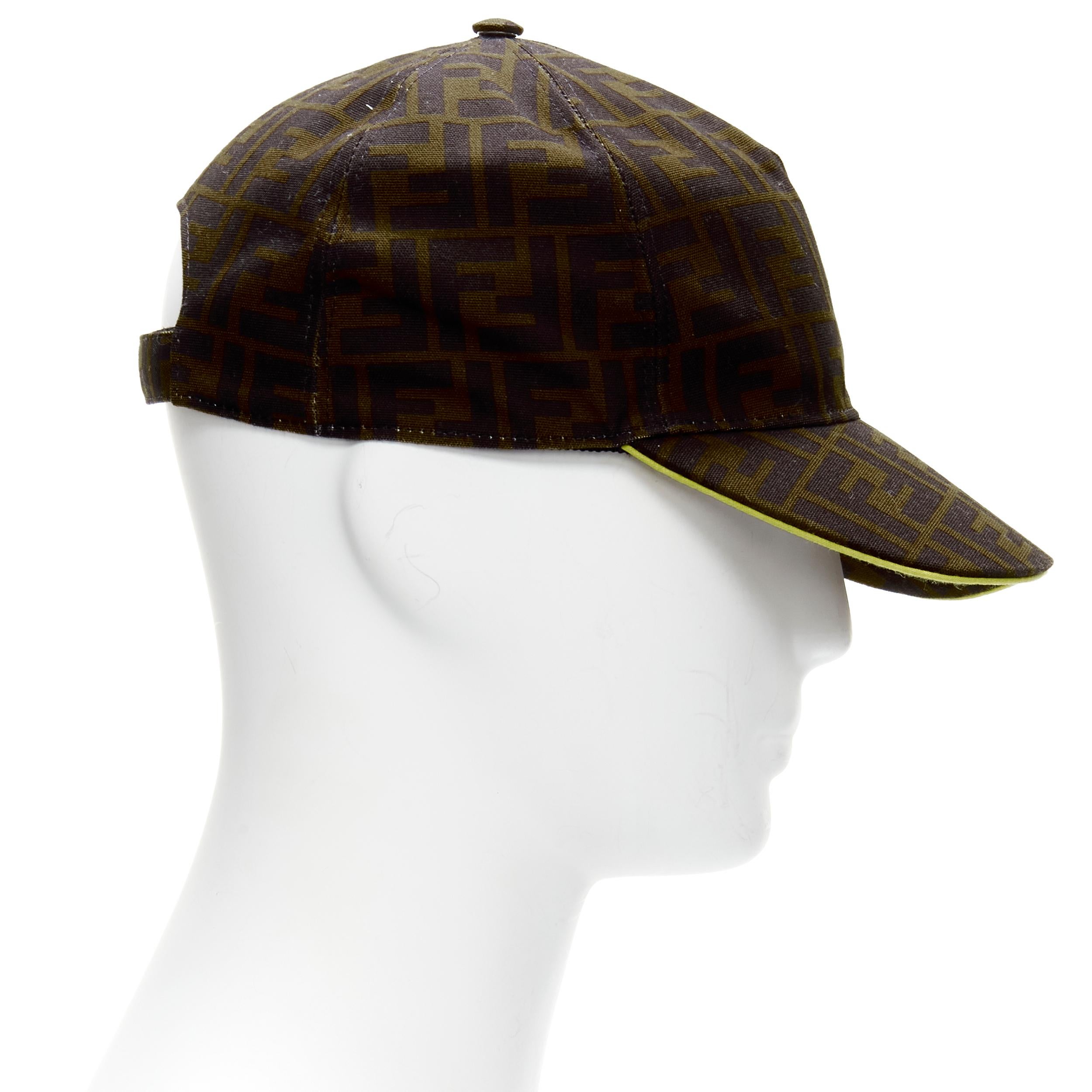 casquette fendi jaune