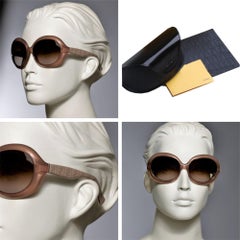 New Fendi Champagne Sunglasses with Case