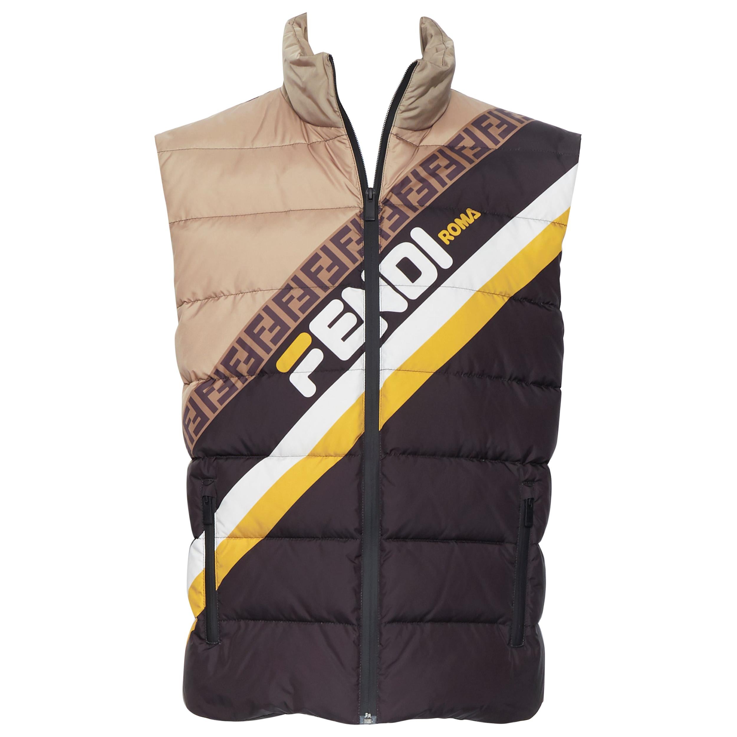 fendi fila vest