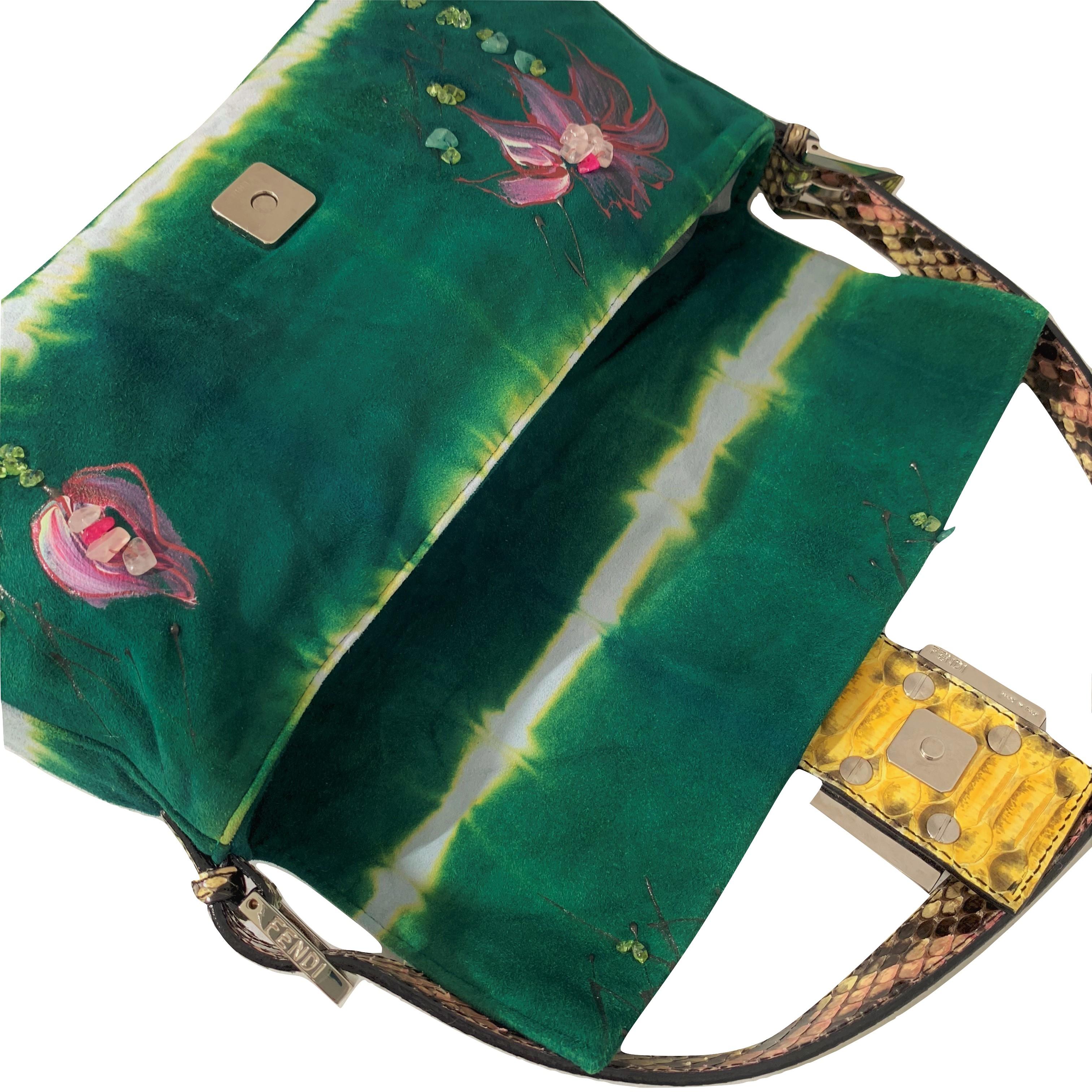 New Fendi Hand Painted Python Bag Featured in the 15th Anniversary Baguette Book 8
