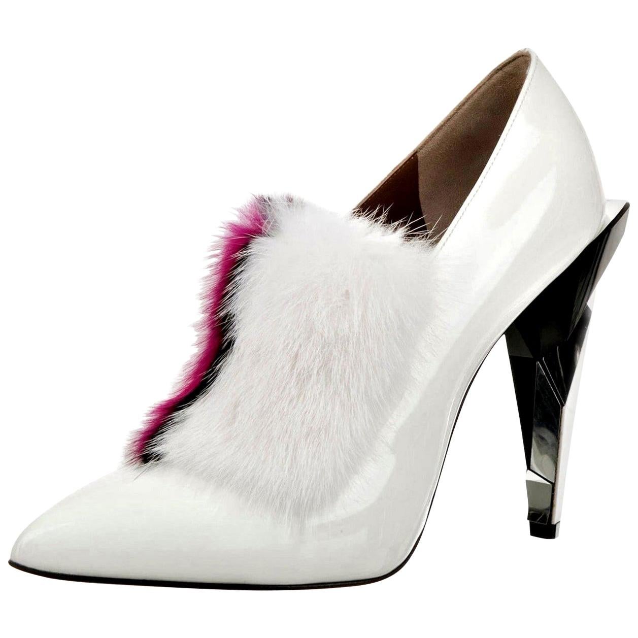 fendi fur pumps