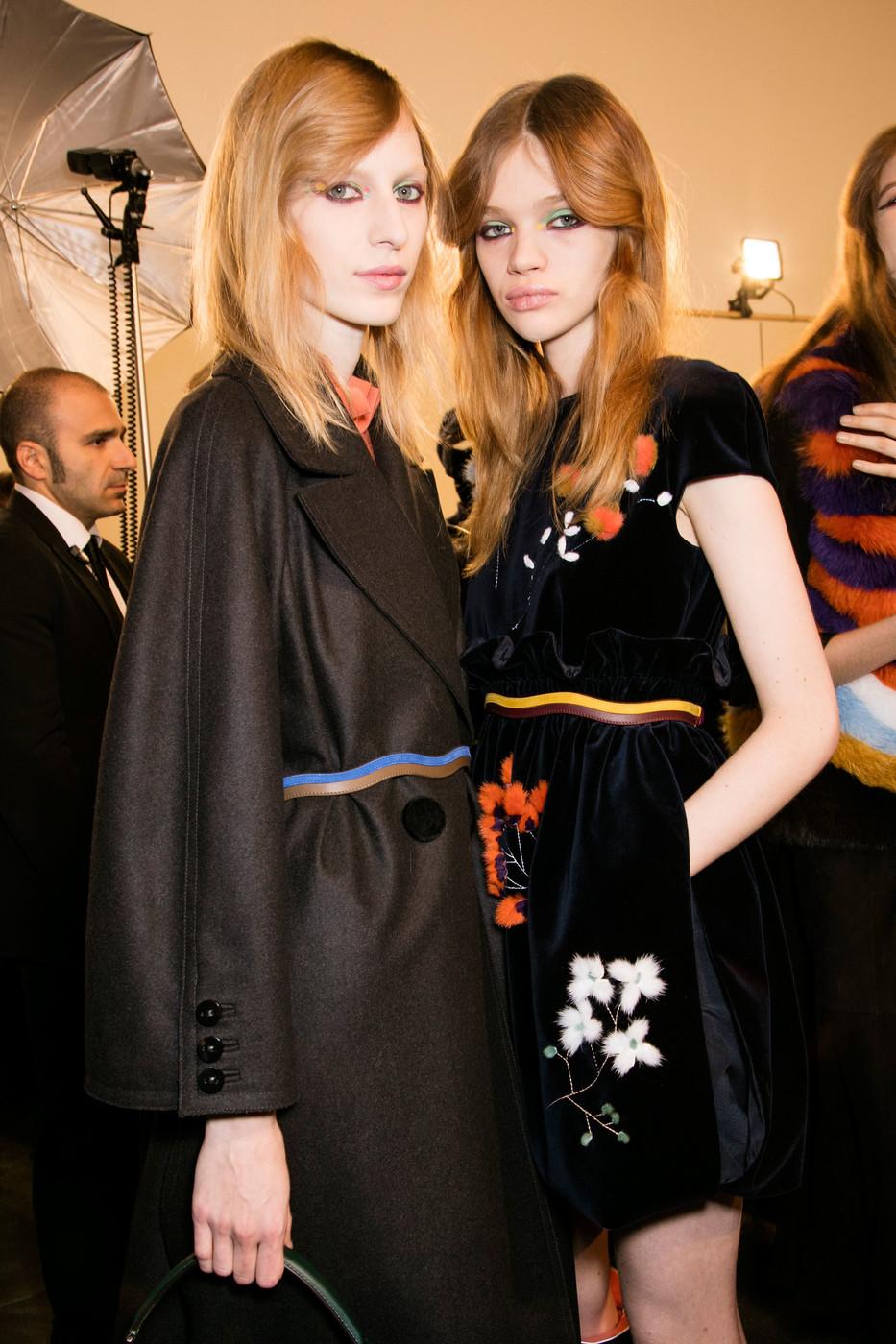 Nuovo $3710 Fendi Karl Lagerfeld Runway Kendall Jenner Velvet Mink Dress 2016 10