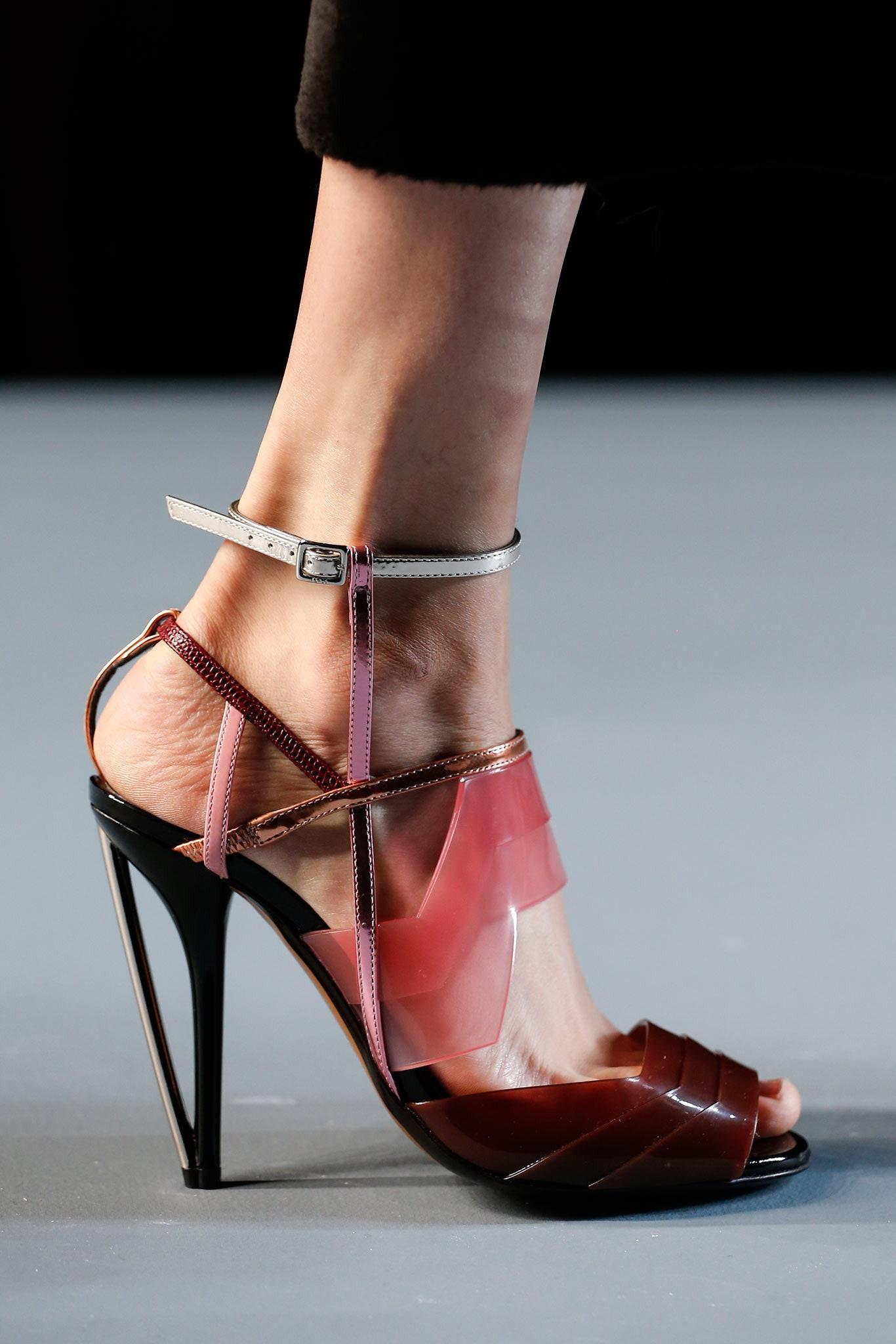 New Fendi Karl Lagerfeld Runway Spring 2014 Heels Sandals Sz 40 3