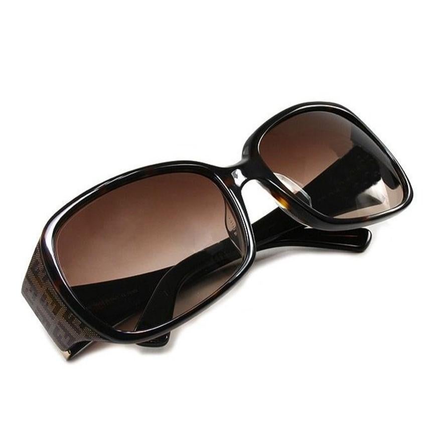 Black New Fendi Tortoise with FF Sides Sunglasses With Case