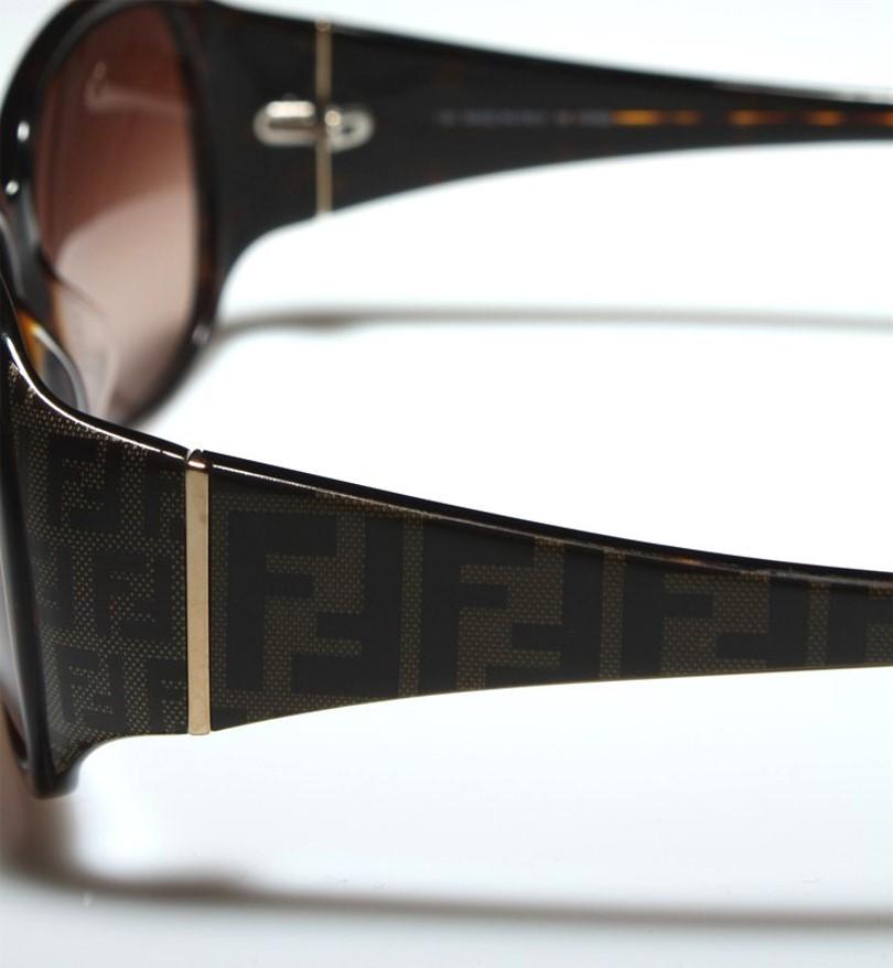 New Fendi Tortoise with FF Sides Sunglasses With Case In New Condition In Leesburg, VA