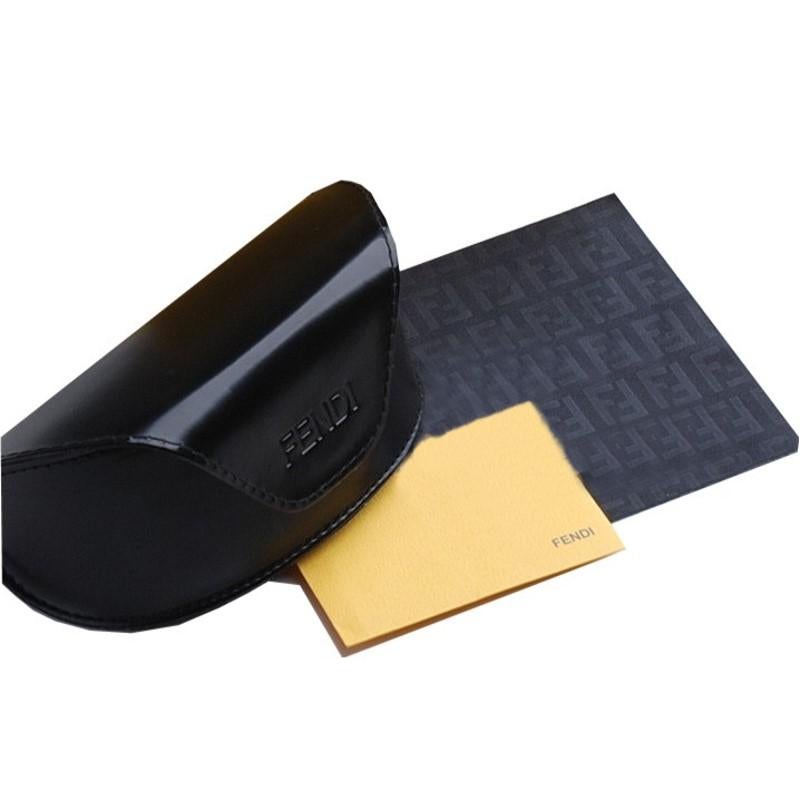 New Fendi White Sunglasses with Case For Sale 1