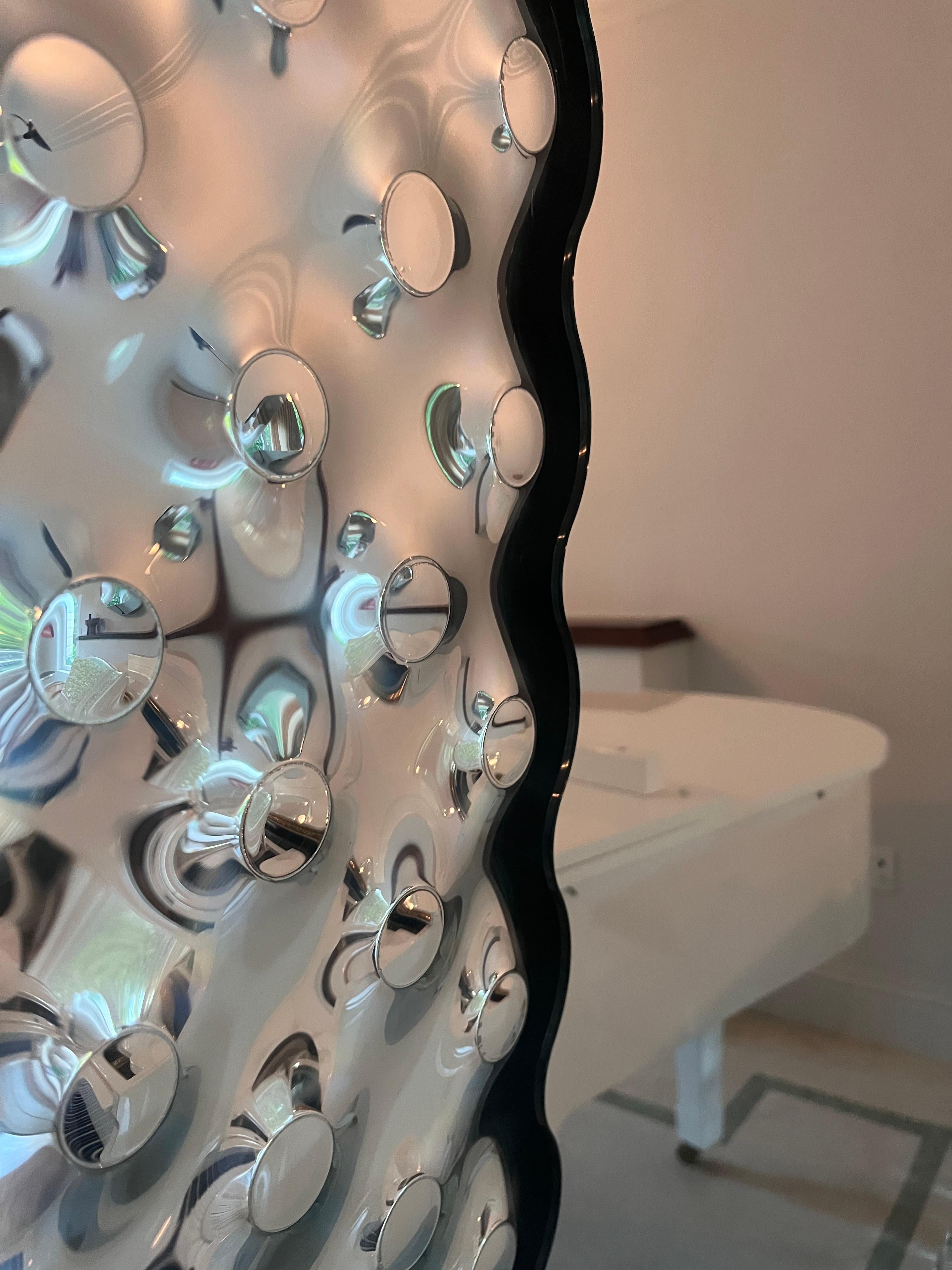 NEW Fiam Pop Square Mirror by Marcel Wanders in STOCK In Excellent Condition For Sale In New York, NY
