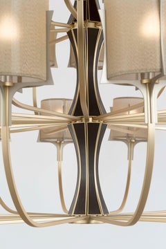 New Flow Chandelier 2111-GK-24 by Officina Luce