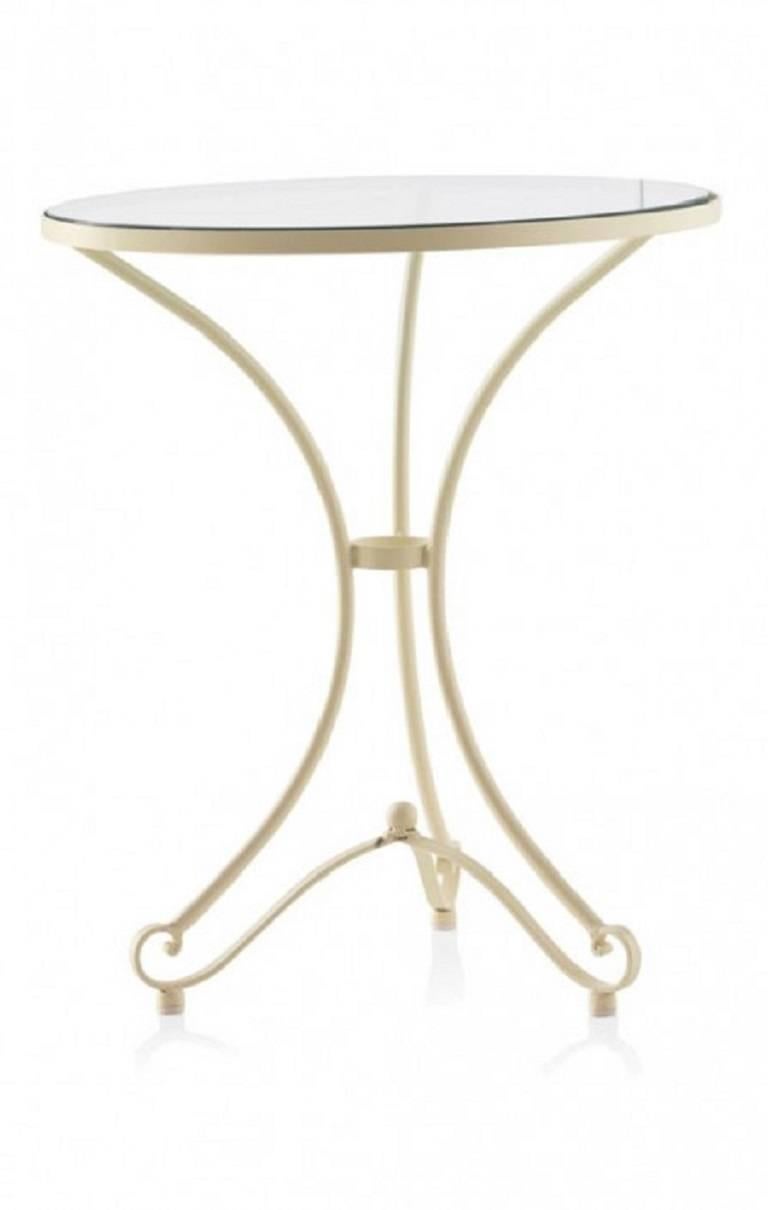 New French Wrought Iron Painting Garden Bistro Outdoor Set at 1stDibs - Ironfield By Charper Brunch Garden Set