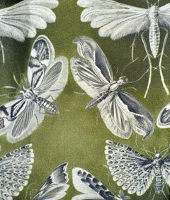 NEW F.R.S. For Restless Sleepers FRS Botanical Print Silk Velvet Dress Robe M.