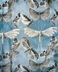 NEW F.R.S For Restless Sleepers FRS Botanical Print Silk Velvet Jacket & Belt M