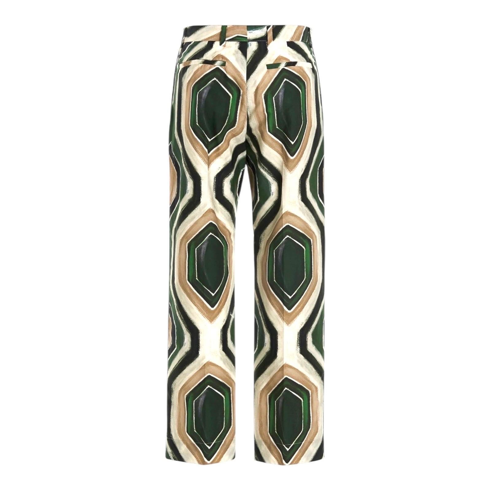 Black NEW F.R.S For Restless Sleepers FRS Cotton Printed Pants S For Sale