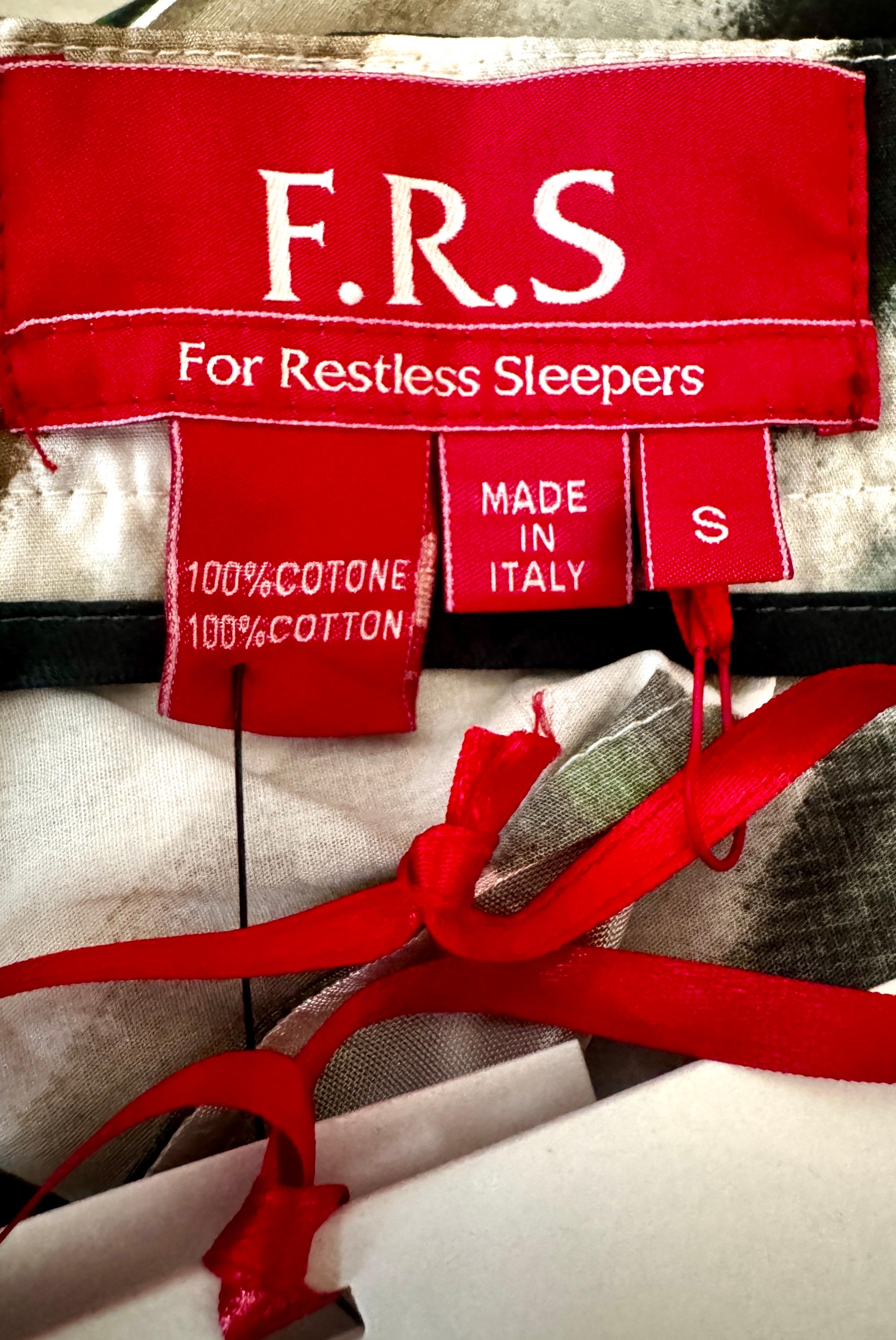 NEW F.R.S For Restless Sleepers FRS Cotton Printed Pants S For Sale 1