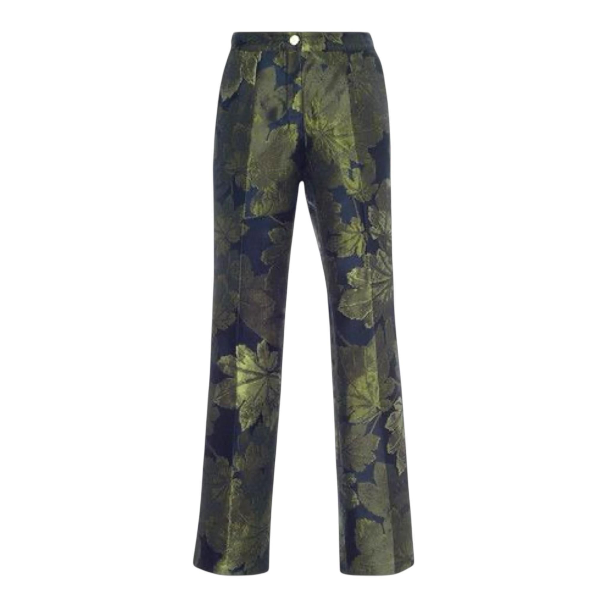 NEW F.R.S For Restless Sleepers FRS Floral Jacquard Printed Pants M For Sale