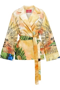 UNWORN F.R.S For Restless Sleepers FRS Jungle Animal Zebra Resort Pants Suit M