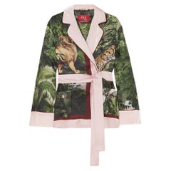 NEW F.R.S For Restless Sleepers FRS Jungle Silk & Velvet Velvet Evening Jacket M