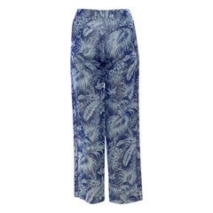 NEW F.R.S For Restless Sleepers FRS Floral Jungle Linen Blend Printed Pants XS
