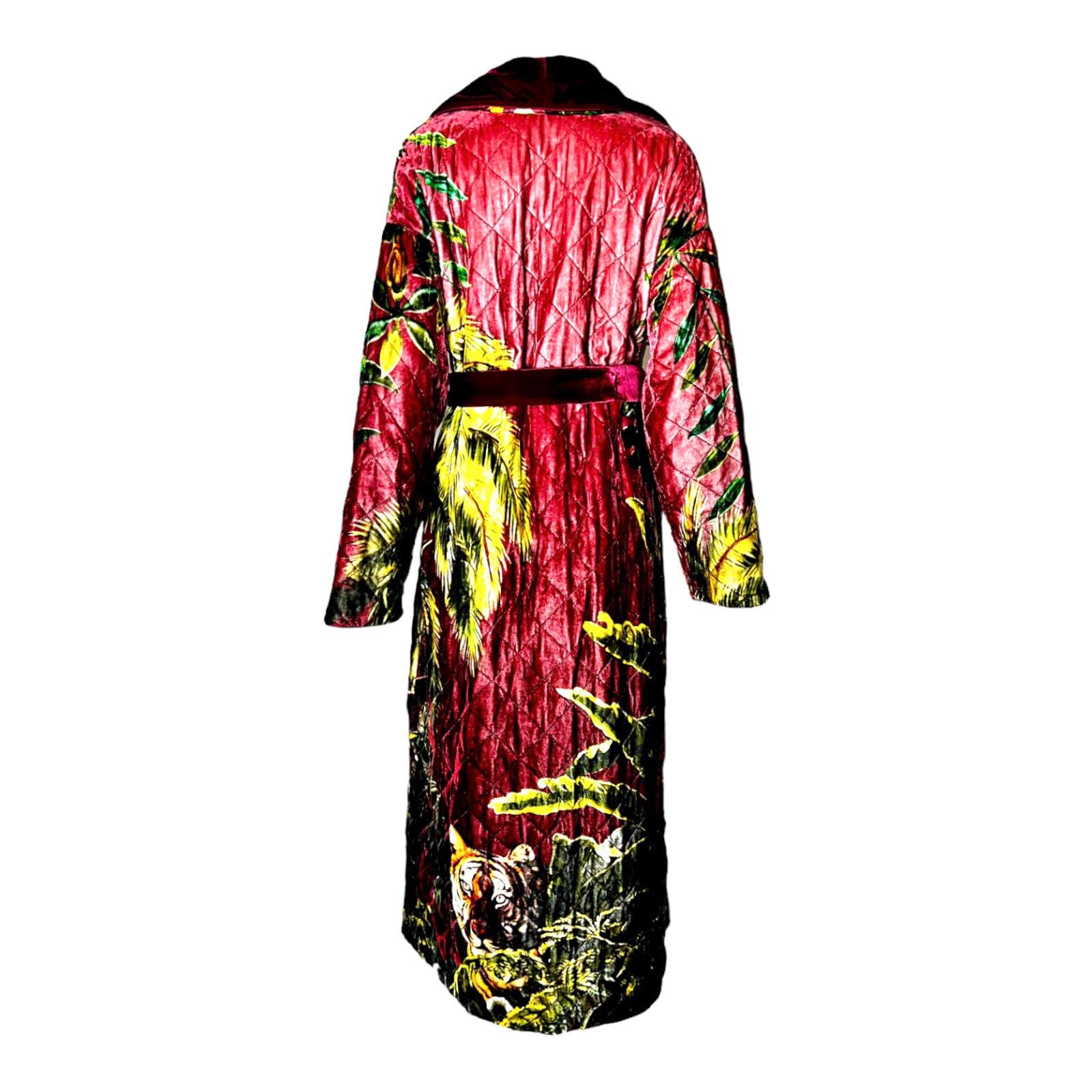 silk velvet dressing gown