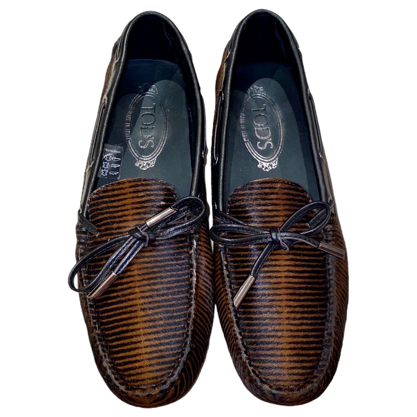 NEW Limited Edition Tod's Fur Ebony Gommino Driving Moccasins Loafers at  1stDibs | tods driving moc, tods mens driving moccasins, tod's driving  moccasins