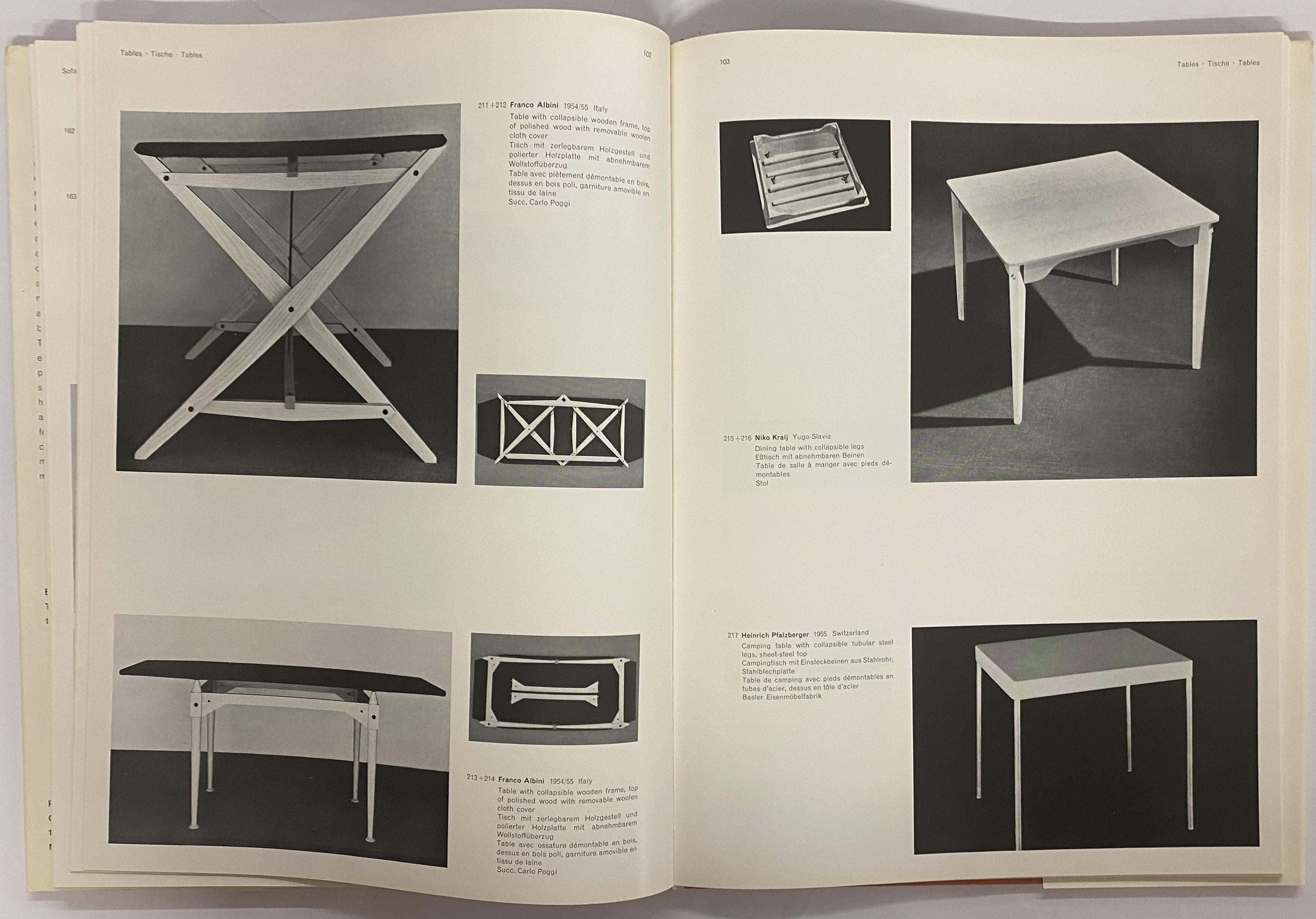 New Furniture 4 1956/1958 A cura di Gerd Hatje Testo di Wolfgang Clasen (Libro) in vendita 5