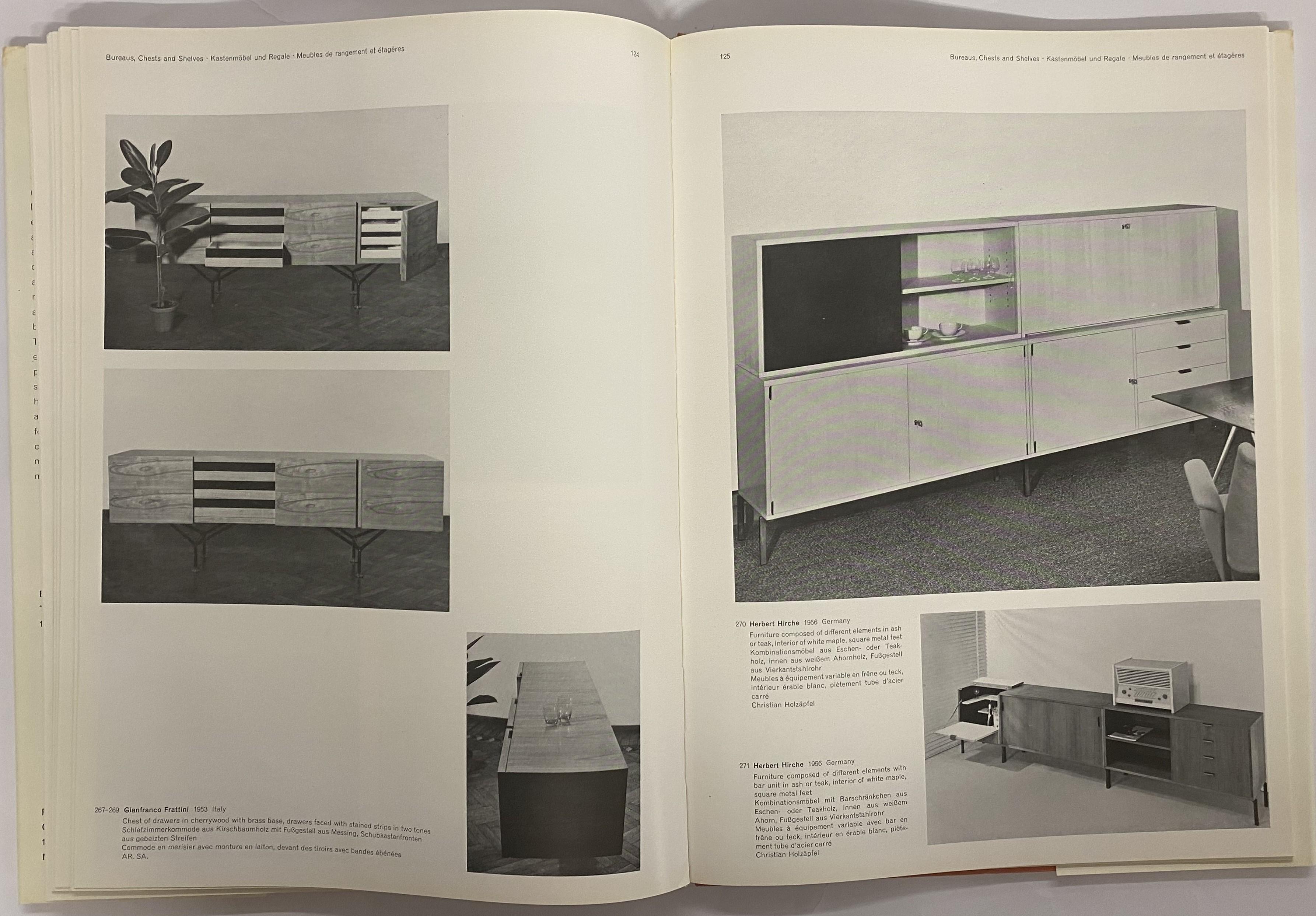 New Furniture 4 1956/1958 A cura di Gerd Hatje Testo di Wolfgang Clasen (Libro) in vendita 8