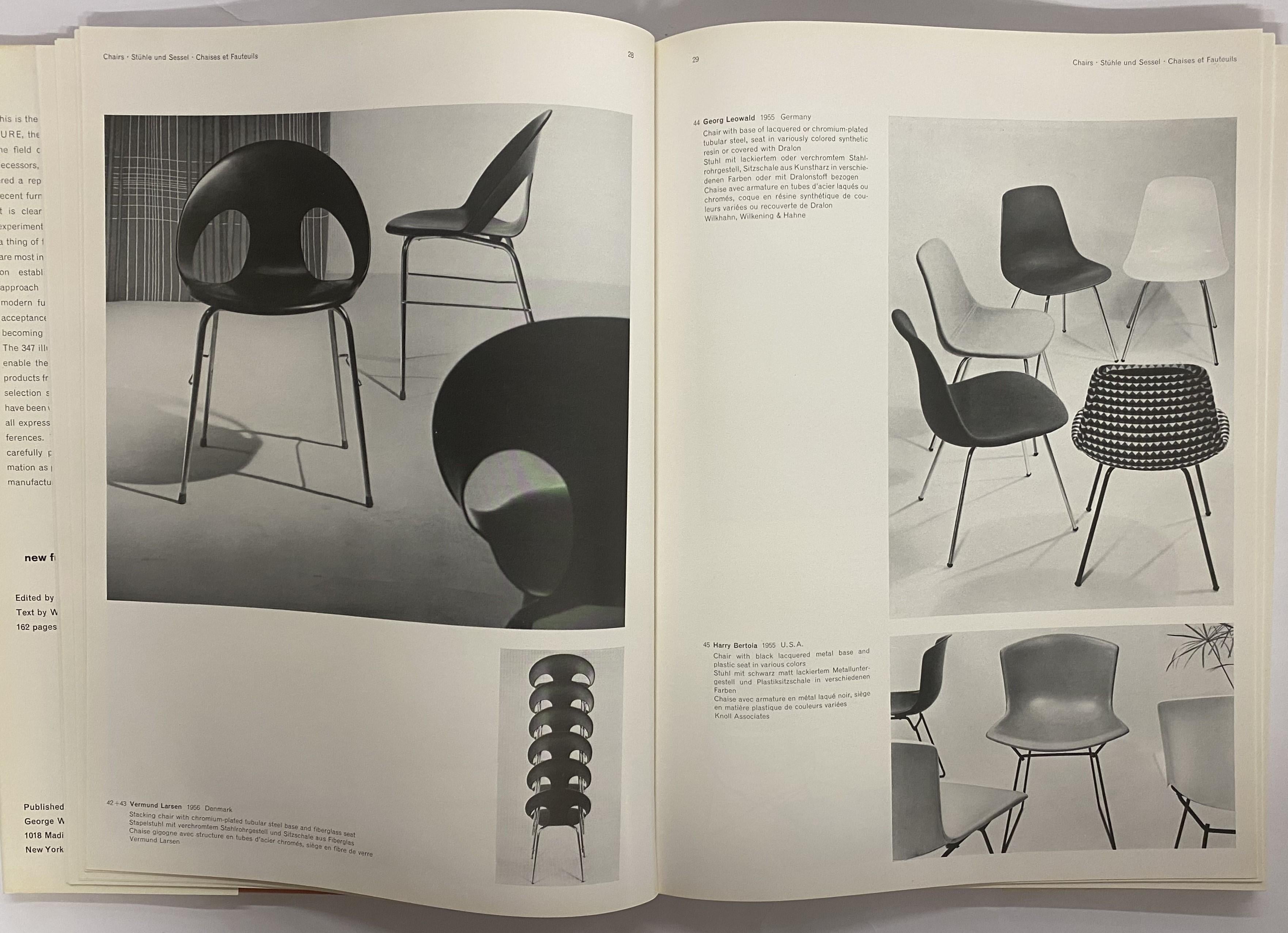 Carta New Furniture 4 1956/1958 A cura di Gerd Hatje Testo di Wolfgang Clasen (Libro) in vendita