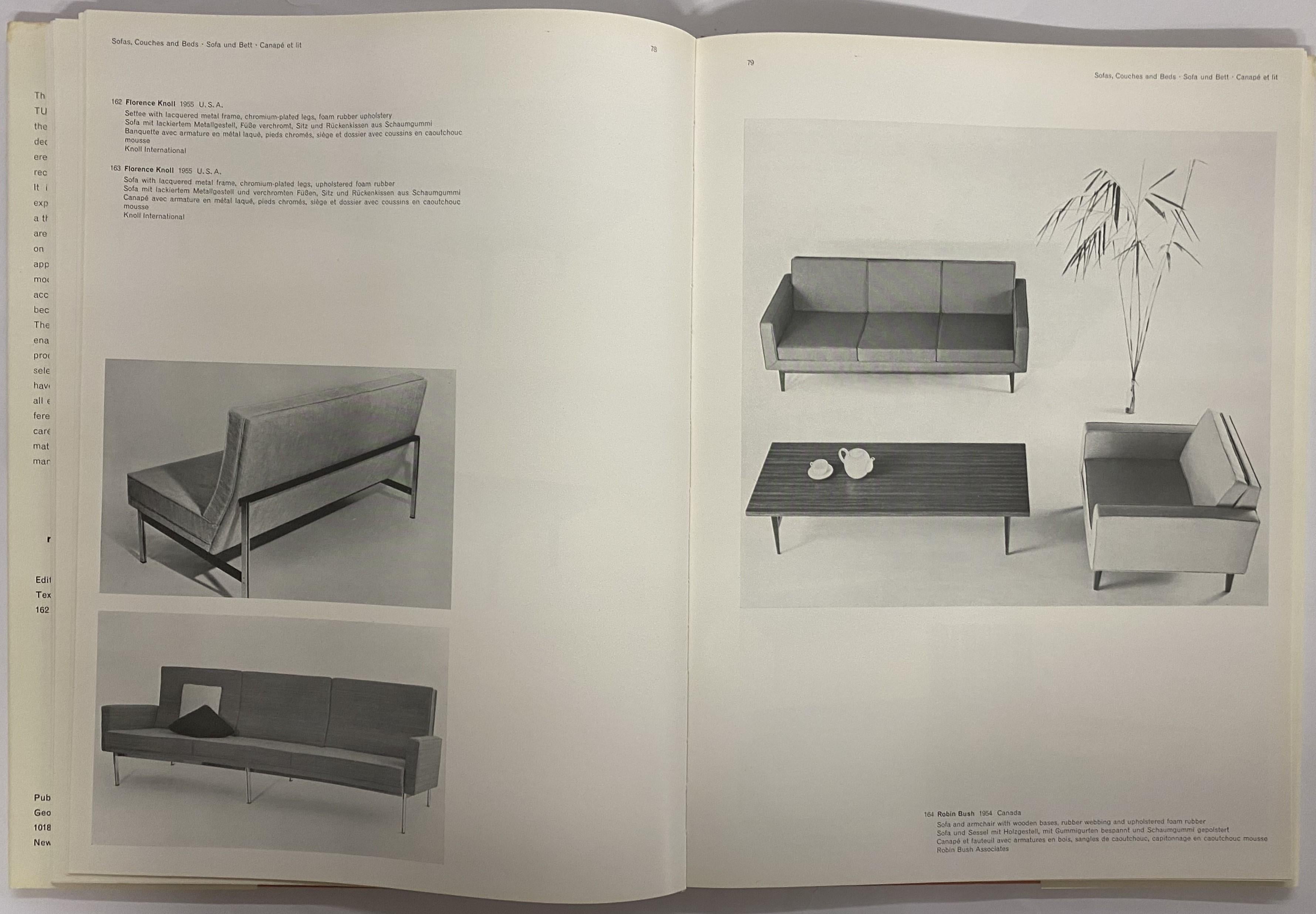 New Furniture 4 1956/1958 A cura di Gerd Hatje Testo di Wolfgang Clasen (Libro) in vendita 4