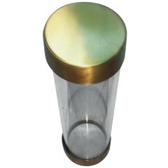 New "Fuse/T" Table Lamp in Crystal and Gold Metal