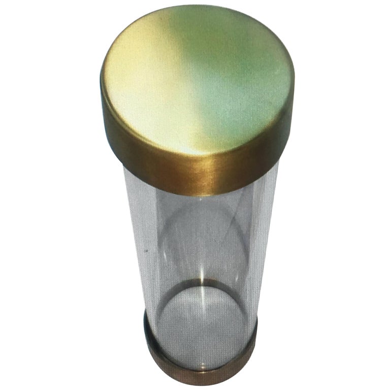 New "Fuse/T" Table Lamp in Crystal and Gold Metal For Sale at 1stDibs