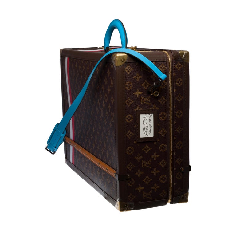 Louis Vuitton Alzer Soft Trunk Suitcase No.7 Trunk L'Oeil Vintage Monogra  For Sale at 1stDibs