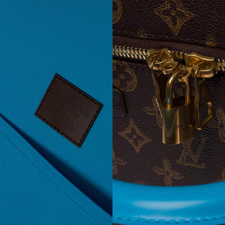 Louis Vuitton® Alzer 55 Brown. Size  Louis vuitton, Monogram canvas, Round  leather