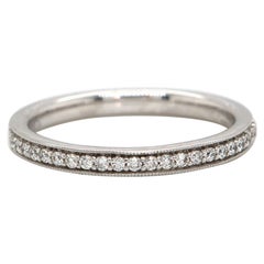 New Gabriel & Co. 0.17ctw Diamond Milgrain Anniversary Band Ring in 14K