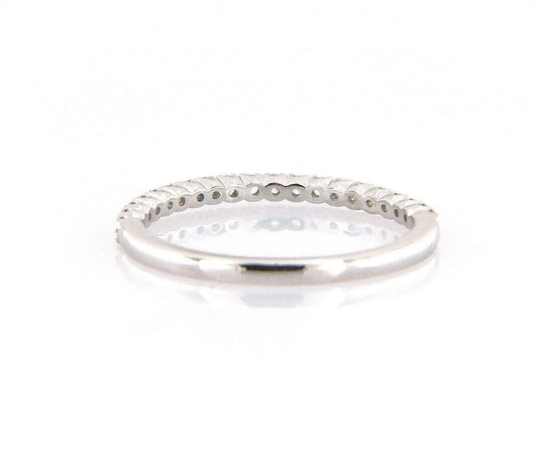 New Gabriel & Co. 0.23ctw Diamond Wedding Band Ring in 14K White Gold In New Condition For Sale In Vienna, VA