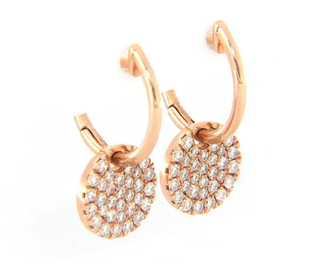 Neu Gabriel & Co. 0,49ctw Pave Diamant Scheibe baumeln Hoop Ohrringe in 14K

Pave-Diamant-Disc-Baumel-Ohrringe
14K Rose Gold
Karatgewicht der Diamanten: Ca. 0,49ctw
Ohrring-Tropfen: ca. 20,0 MM
Gewicht: Ca. 2,60 Gramm
Gestempelt: 14K, Gabriel & Co,