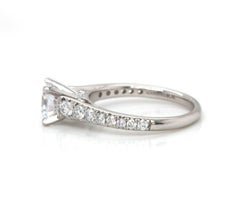New Gabriel & Co. 0.51ctw Graduated Diamond Straight Semi Mount Ring in 14K