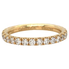 New Gabriel 
Co. 0.98ctw Diamond Eternity Band Ring in 14K Yellow Gold