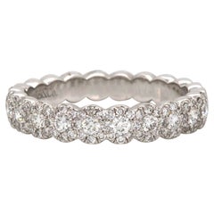 New Gabriel 
Co. Straight Scalloped Diamond Anniversary Band Ring in 14K