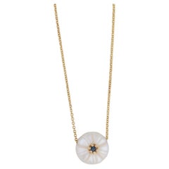 Neu Galatea Morgenglänzende Zuchtperlen- Citrin-Anhänger-Halskette 14k Gold