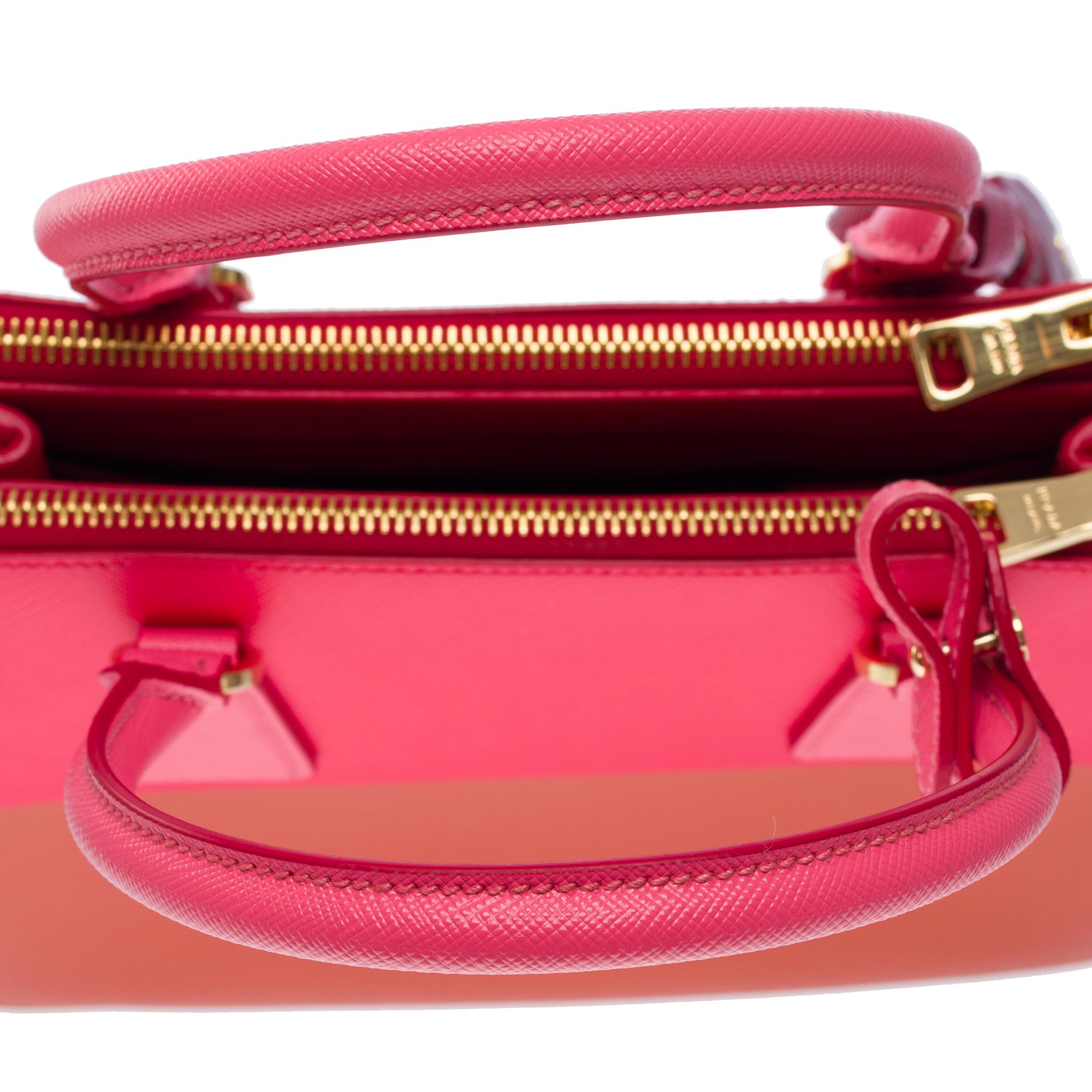 New Galleria Limited Edition handbag strap in Cooper/Strawberry leather, GHW For Sale 5