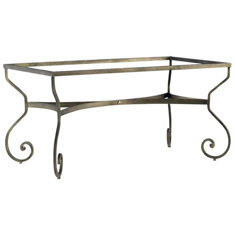 New Garden, Patio, Kitchen or Dining Table in Wrought Iron. Indoor & Outdoor For Sale