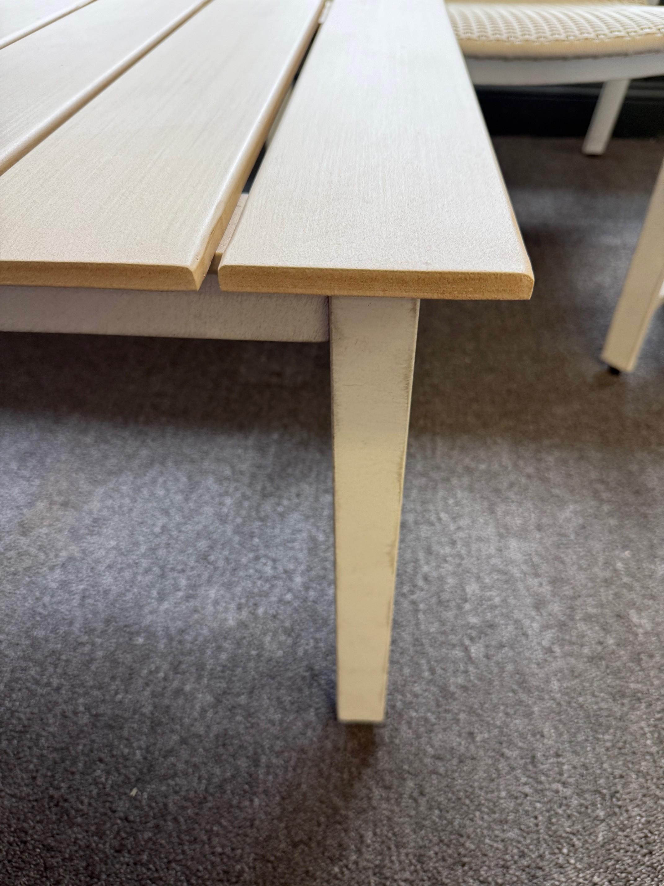 Nuevo Conjunto de exterior Gensun Casual Ventura de 5 piezas de aluminio fundido y mimbre en venta 7