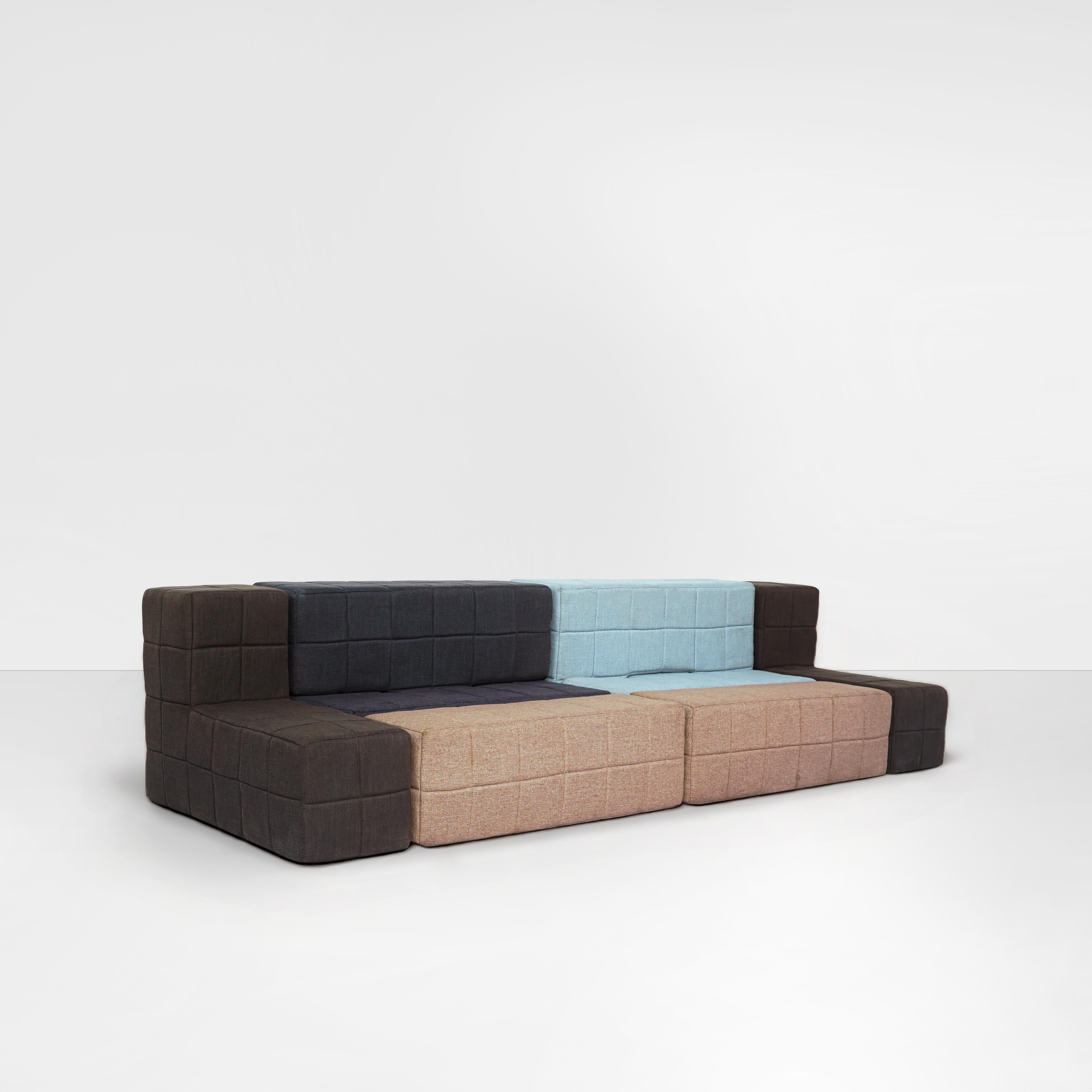 Contemporary New, Geometric, transitional, bold, art, modern sectional, modular For Sale