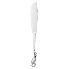 New Georg Jensen Blossom Sterling Silver Fish Knife 062