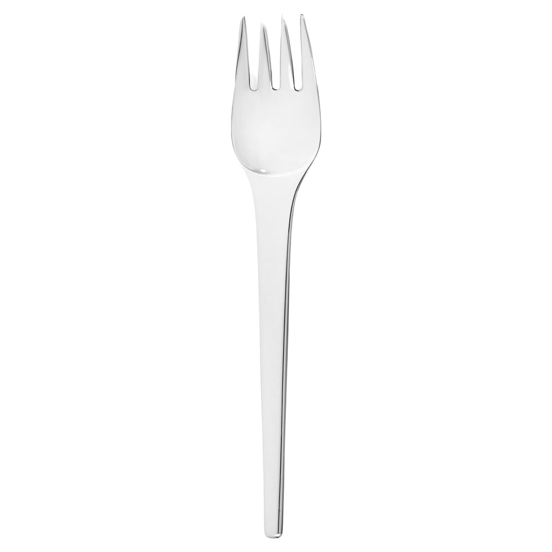 NEW Georg Jensen Caravel Sterling Silver Child Fork/Fruit Fork 082 For Sale