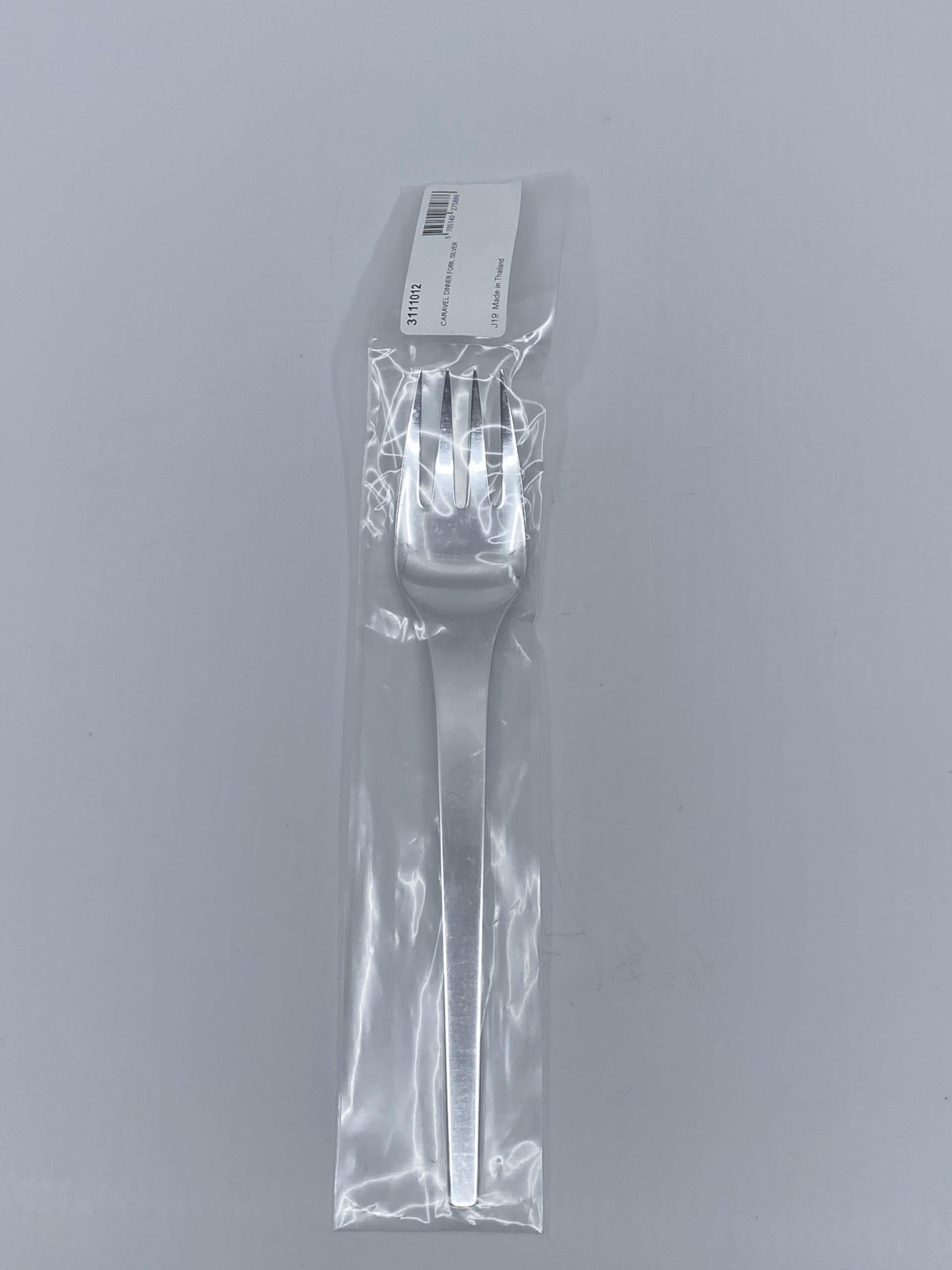 Moderne Fourchette à dîner Georg Jensen Caravel en argent sterling 012 en vente
