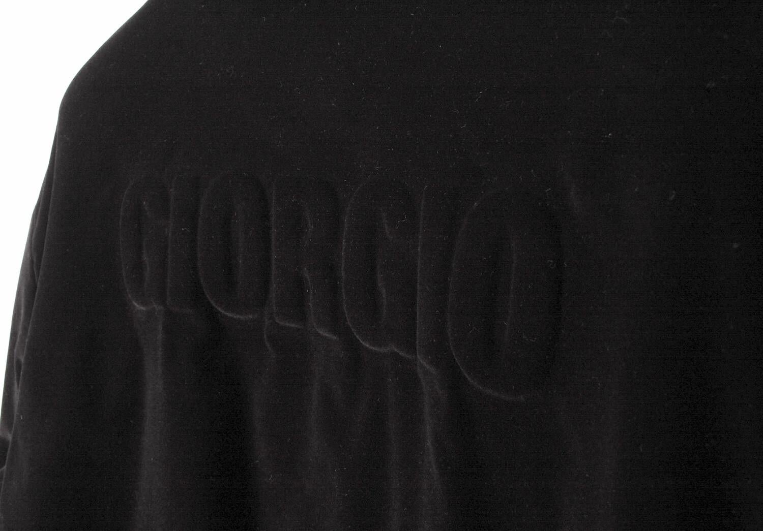 New Giorgio Armani Men Velvet Velour Bomber Jacket Size 54IT (Large) For Sale 1