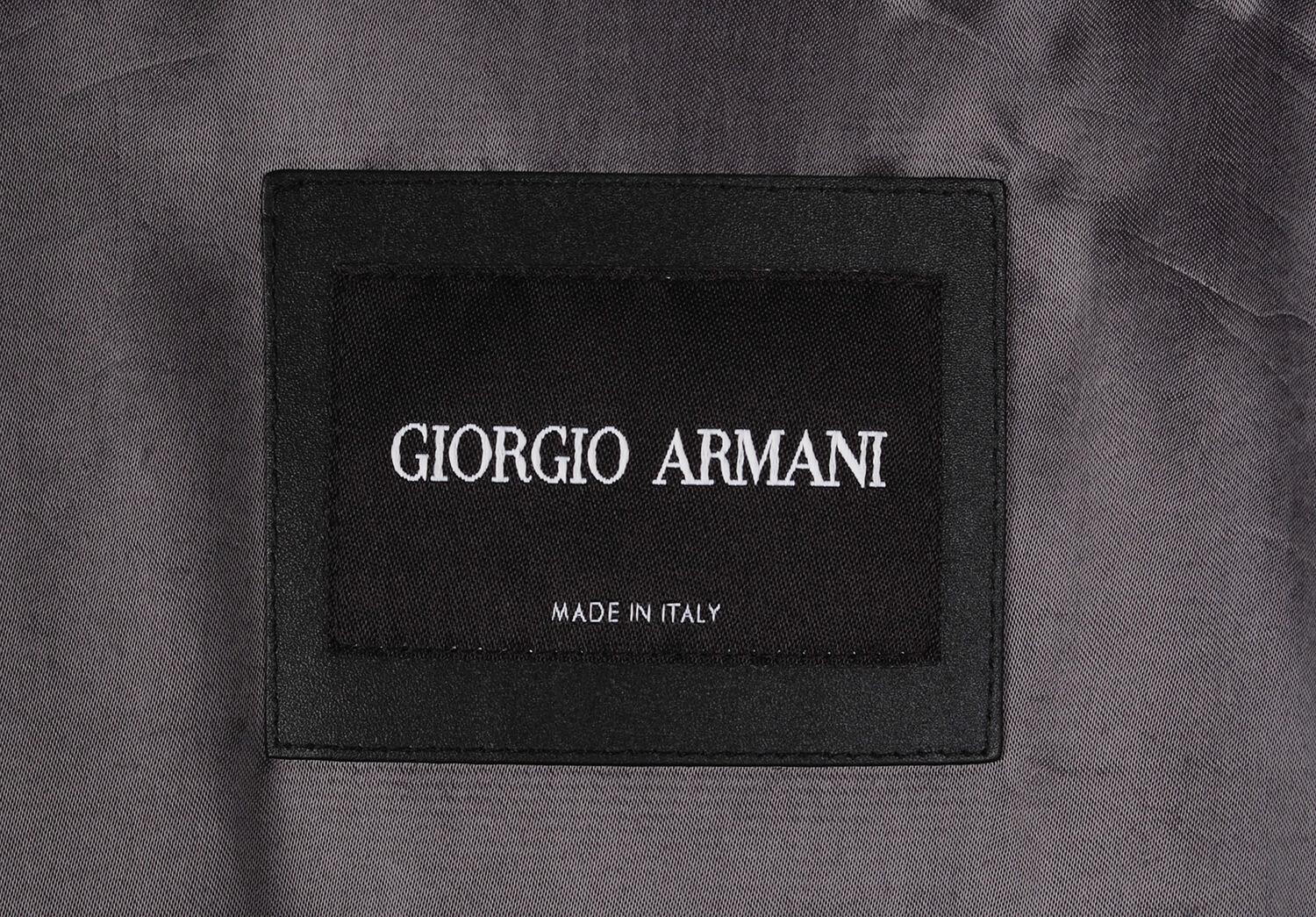 New Giorgio Armani Men Velvet Velour Bomber Jacket Size 54IT (Large) For Sale 3