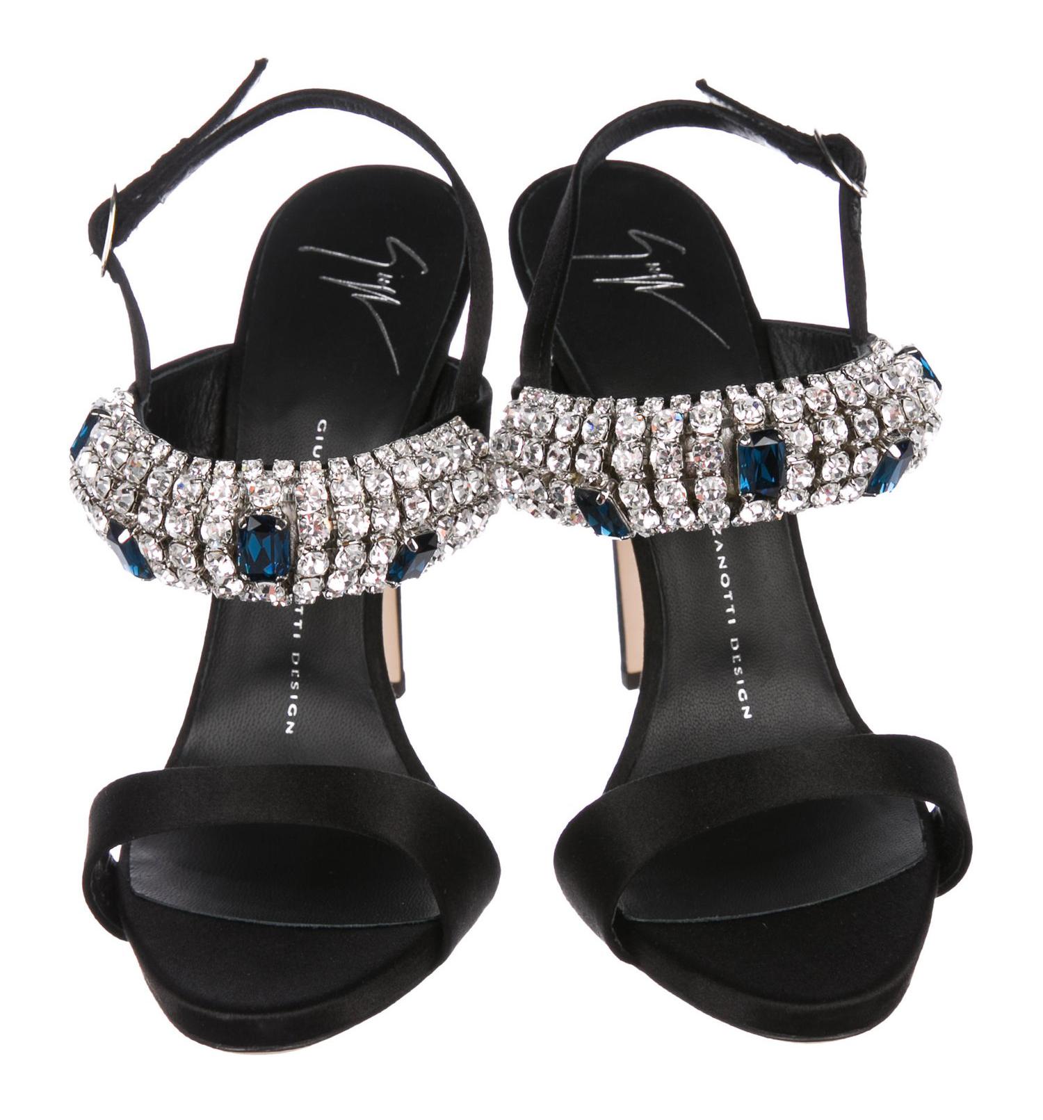 giuseppe zanotti crystal embellished sandal