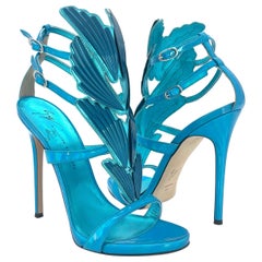 NUOVO Giuseppe Zanotti Cruel 2.0  Alien Siutta Wing Strappy Sandals 38.5